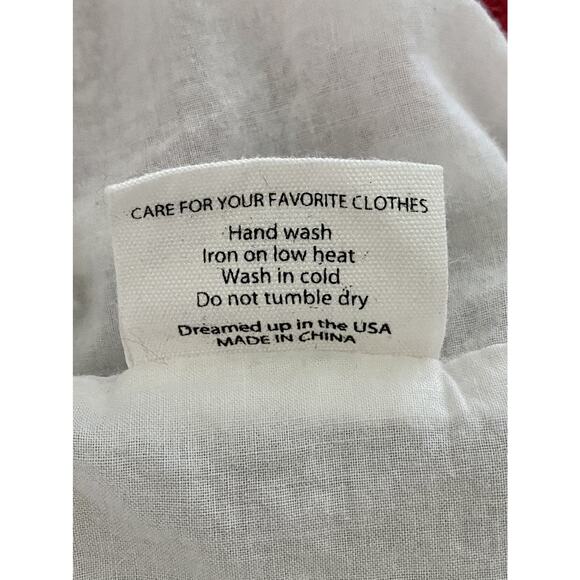 SweetHoney (Whim & Wander) OC Tiny Dancer Sleeveless Floral Dress Red Cream 4T - Picture 8 of 11